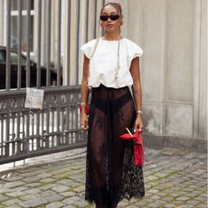 How to style a sheer skirt