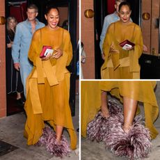 Tracee Ellis Ross wearing Ferragamo