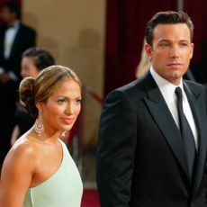 Jennifer Lopez and Ben Affleck attend the 75th Academy Awards in 2003