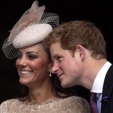 Princess Kate and Prince Harry attend the Diamond Jubilee in 2012